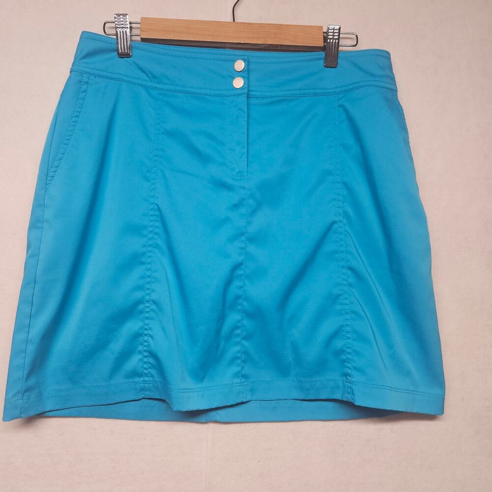 Tail White Label Aqua Blue Golf Tennis Skort Pockets Women's Size 6 Performance